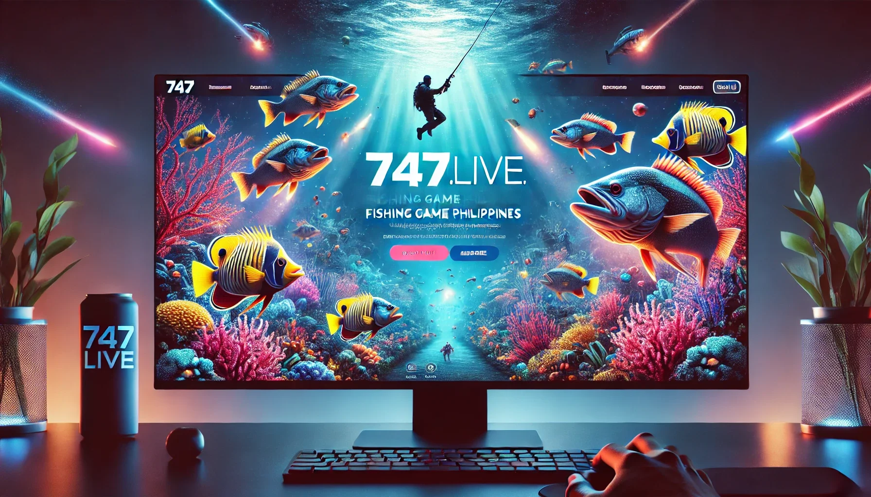 Shooting fish online gameplay banner