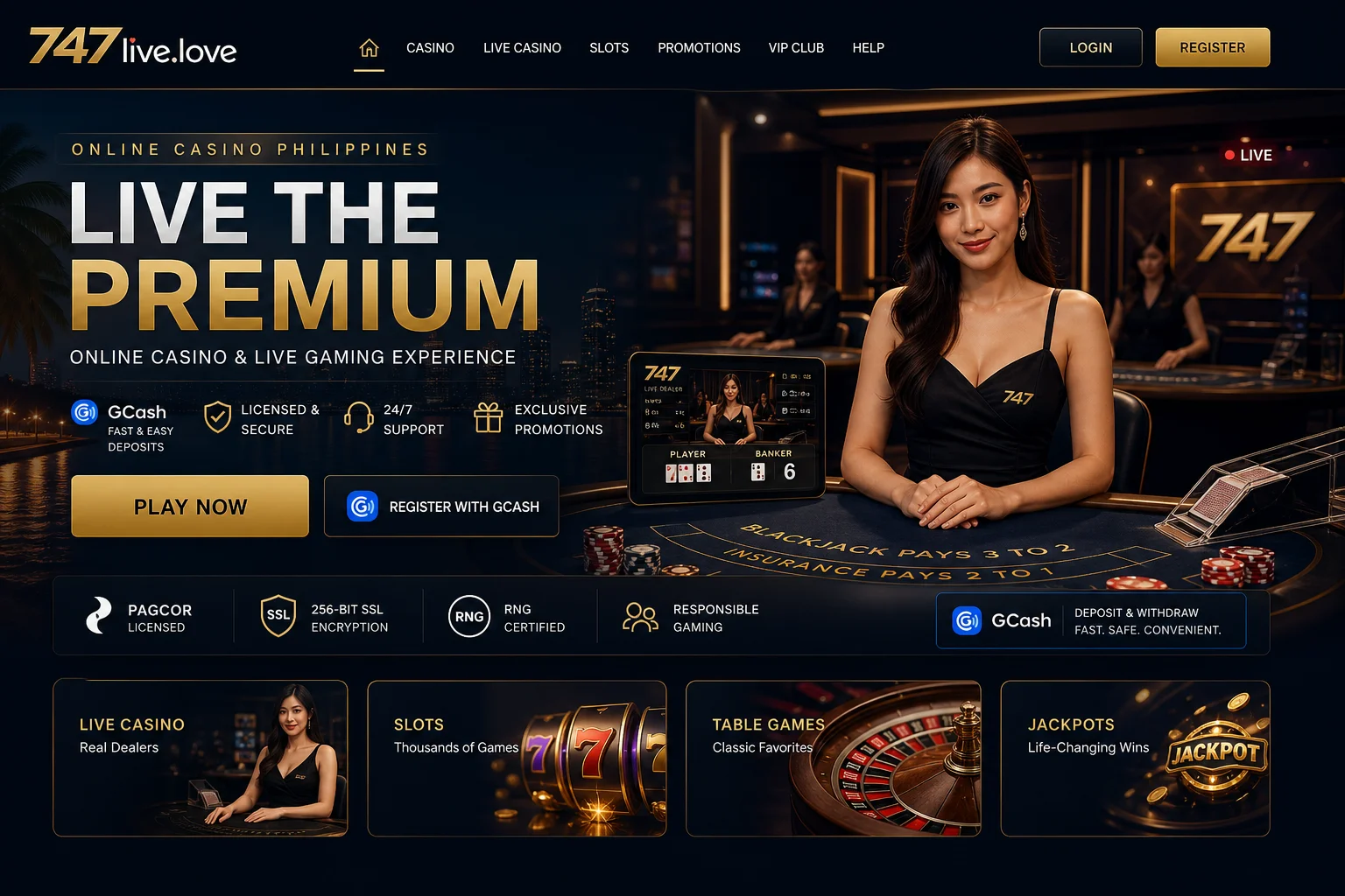 747live payment and poker image